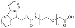N-芴甲氧羰基-八聚乙二醇-乙酸 Fmoc-NH-PEG8-CH2COOH） CAS868594-52-9介绍